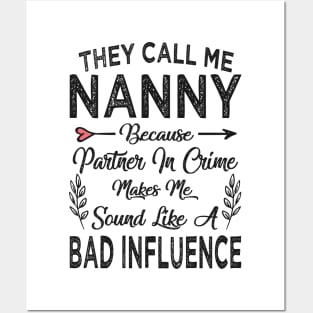 mothers day they call me nanny mothers day Posters and Art